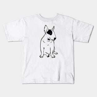 Bull Terrier Dog Women Dog Lover Gift Kids T-Shirt